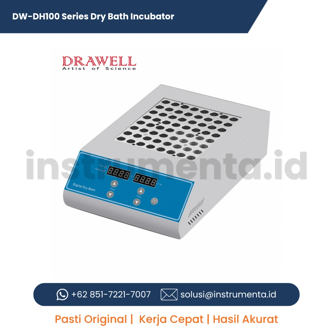 Jual DW-DH100 Series Dry Bath Incubator Distributor Resmi Alat Laboratorium Heating Block Ready Stock